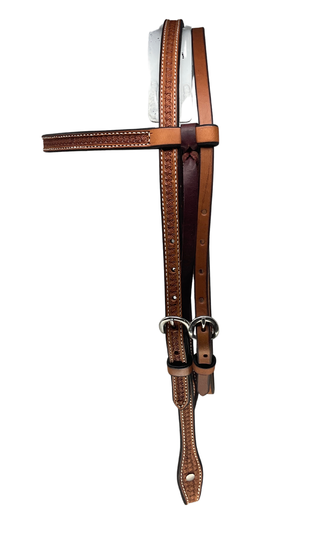 Crazy Basket Stamped Browband
