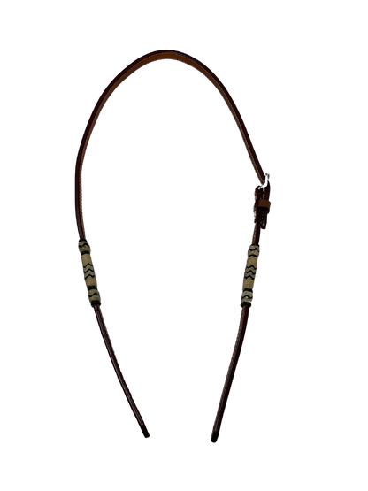 Leather Hanger w/Accented Rawhide