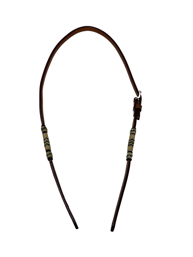 Leather Hanger w/Accented Rawhide