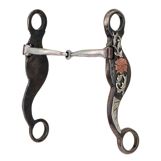 083 - Desert Rose Shanked Snaffle Bit