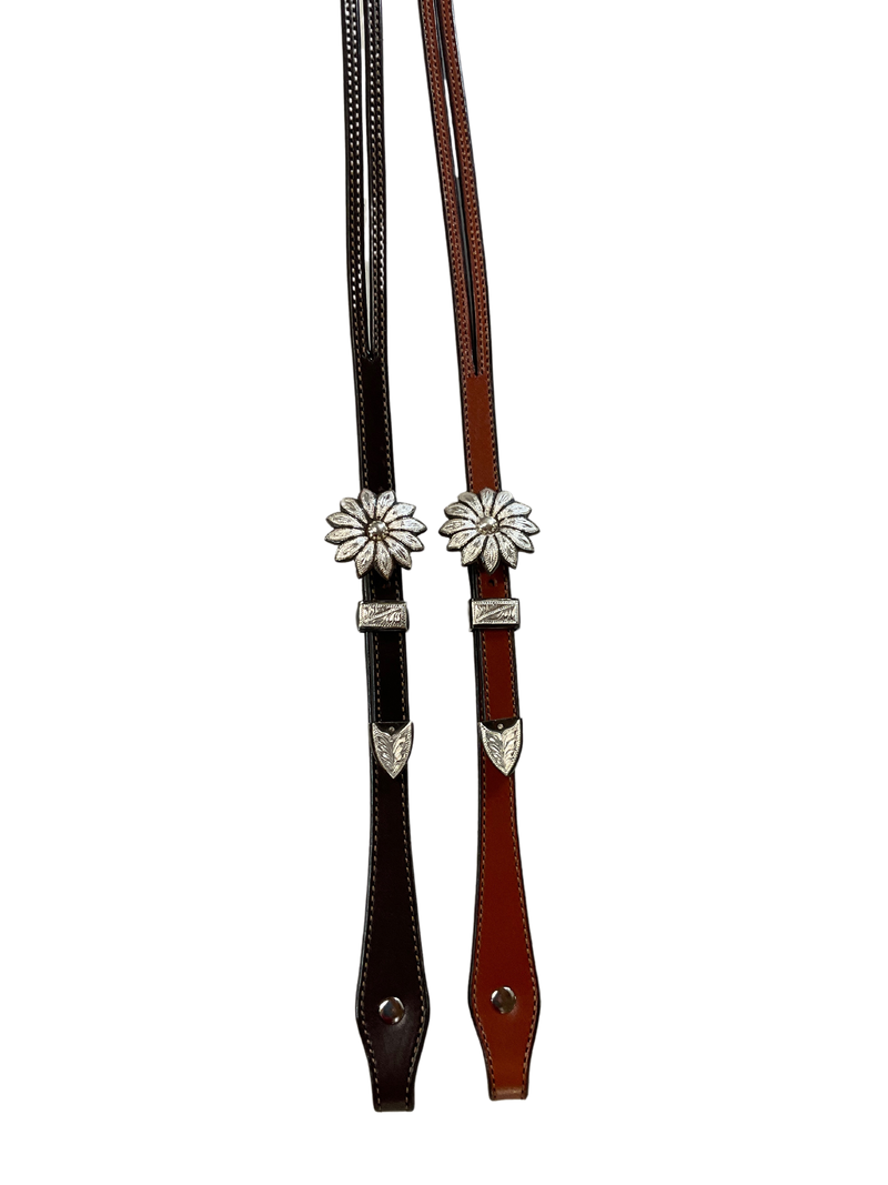 5/8" Split Ear Headstall Daisy Buckle