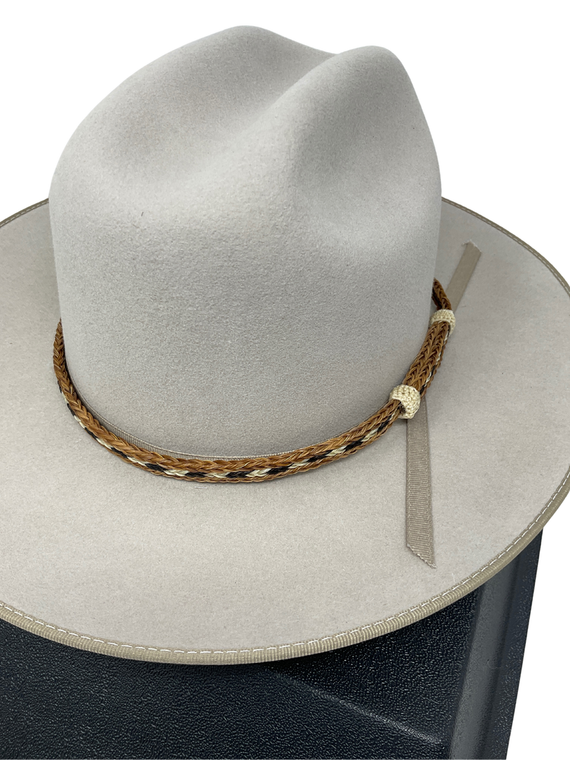 3 Strand Horsehair Hat Band with Knots