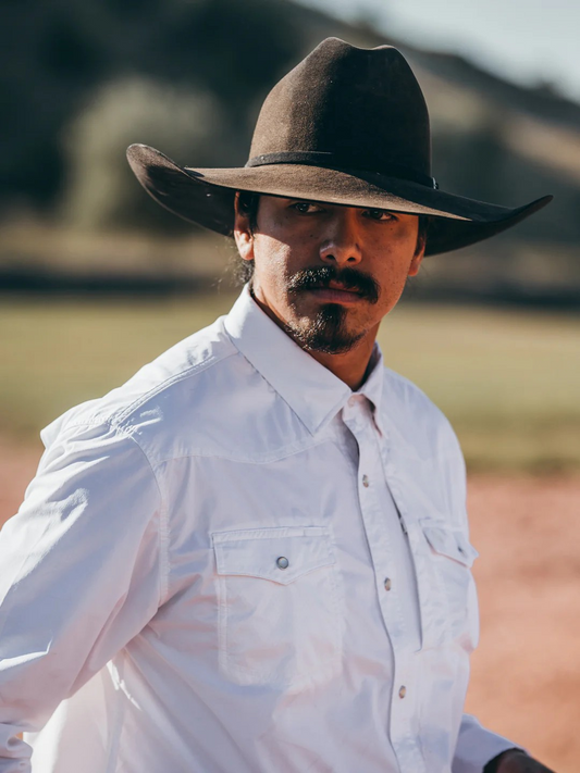 White RangeTek Western Snap Shirt