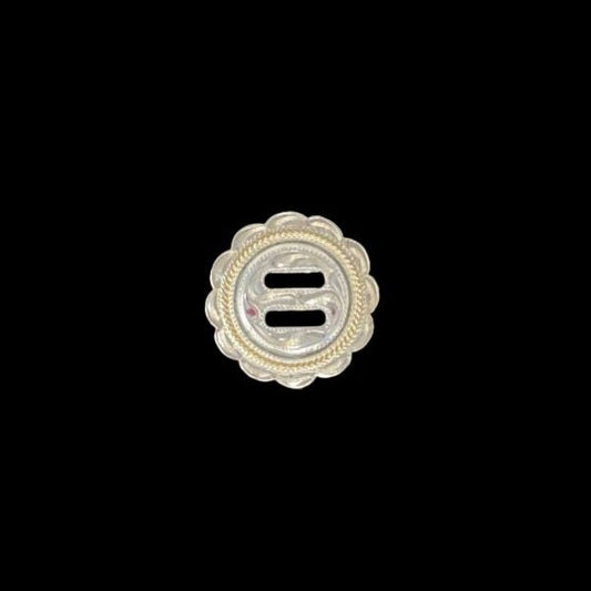 Colorado Gold Rope Slotted Concho