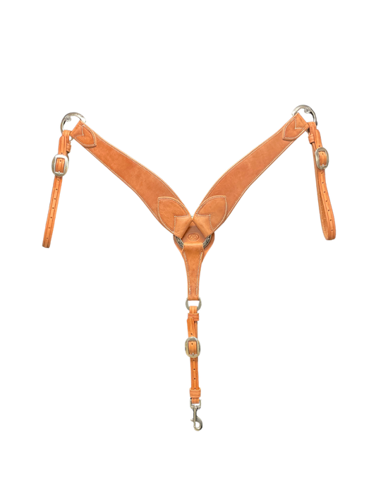 Doubled & Stitched Heavy Contoured Breast Collar