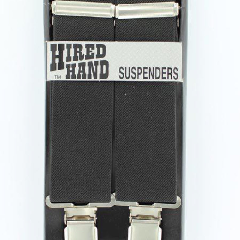 Hired Hand Mens Nylon Adjustable Straps Clasp Clip Suspenders