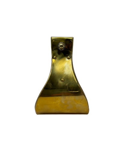 Wood Bell Stirrup w/Brass