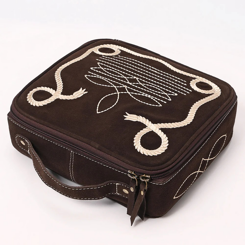 Large Boot Stitch Jewelry Case