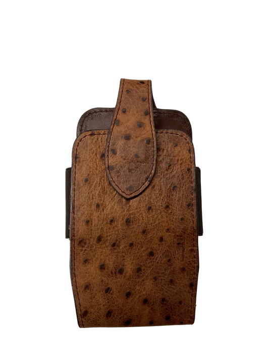 Ostrich Phone Holder w/Magnetic Clasp