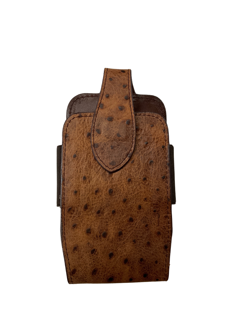 Ostrich Phone Holder w/Magnetic Clasp