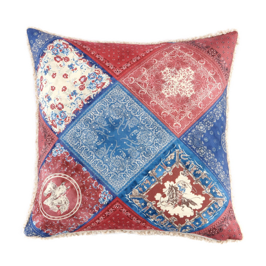 Patchwork Bandana Pillow
