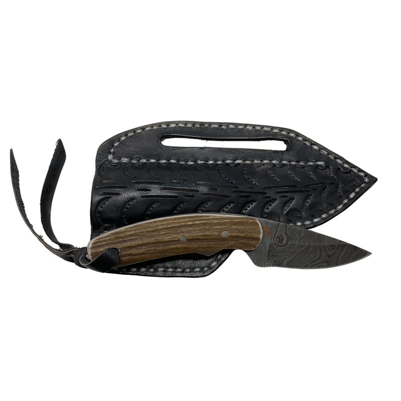Elk Horn Damascus Steel