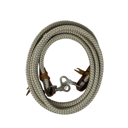 1" Flat Hollow Core Nylon Roping Reins