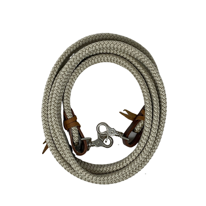 1" Flat Hollow Core Nylon Roping Reins