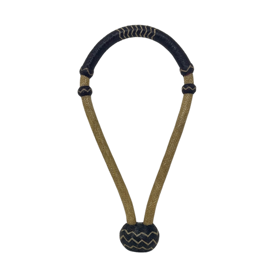 32 Plait Rawhide w/Accented Brandy Bosal