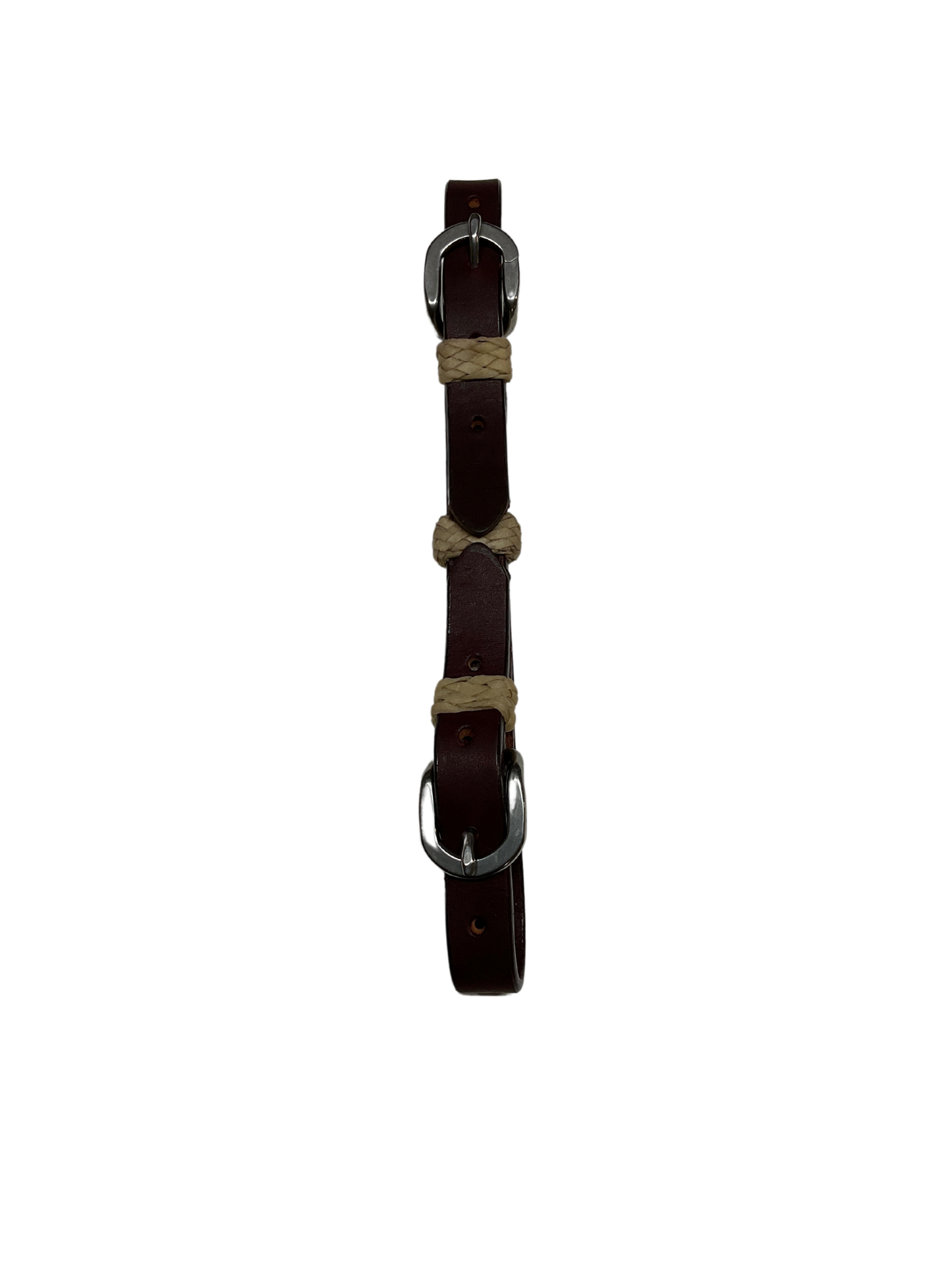 Double Buckle Curb w/Rawhide Buttons