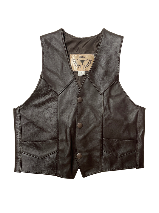 Youth Leather Vest