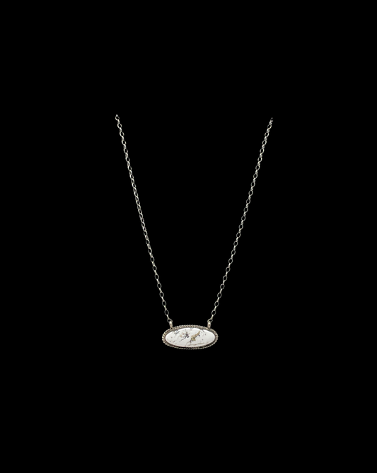 White Buffalo Bar Necklace 3