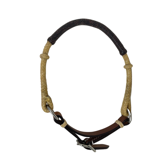 Adjustable Rawhide w/Leather Noseband Caveson