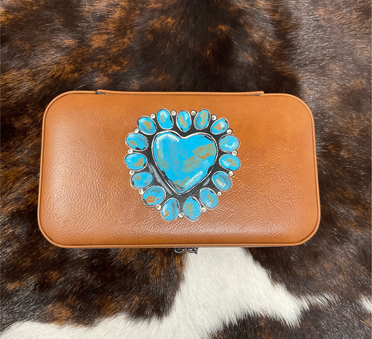 Hand Painted Jewelry Case & Travel Case