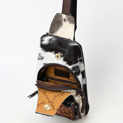 Cowhide Hair On Sling Purse