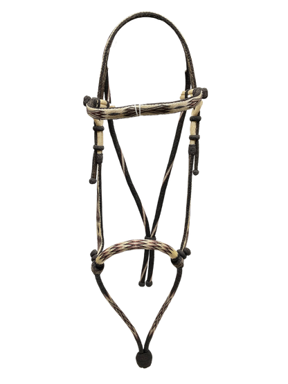 Hitched Horsehair Hanger Headstall w/Bosalita