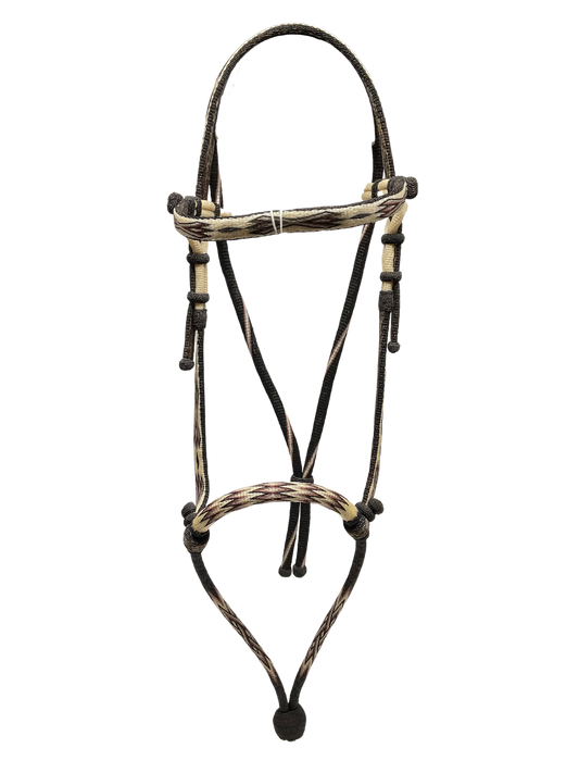Hitched Horsehair Hanger Headstall w/Bosalita