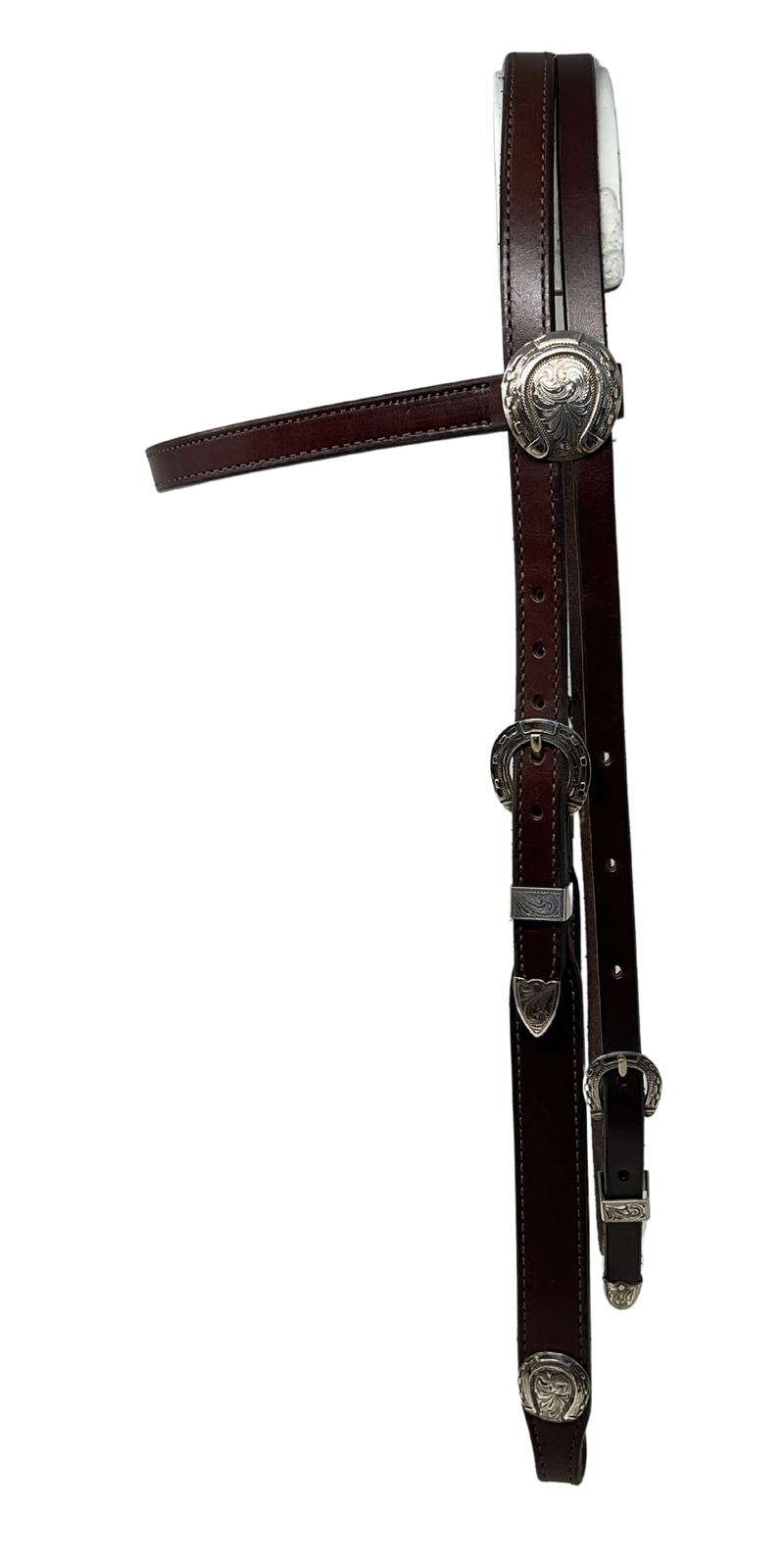 Browband Horseshoe Buckles & Conchos