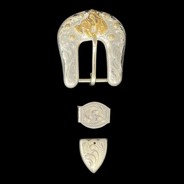Pico Berry Bronc Buckle Set