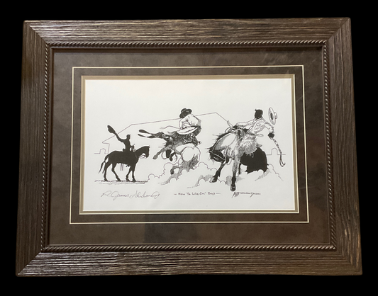 James Shoshone "How Ya Like Em' Boys" Signed Print