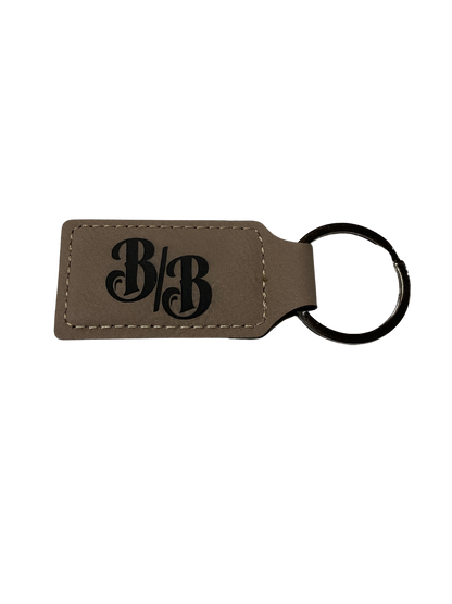 Buckaroo Businesses Leather Keychain