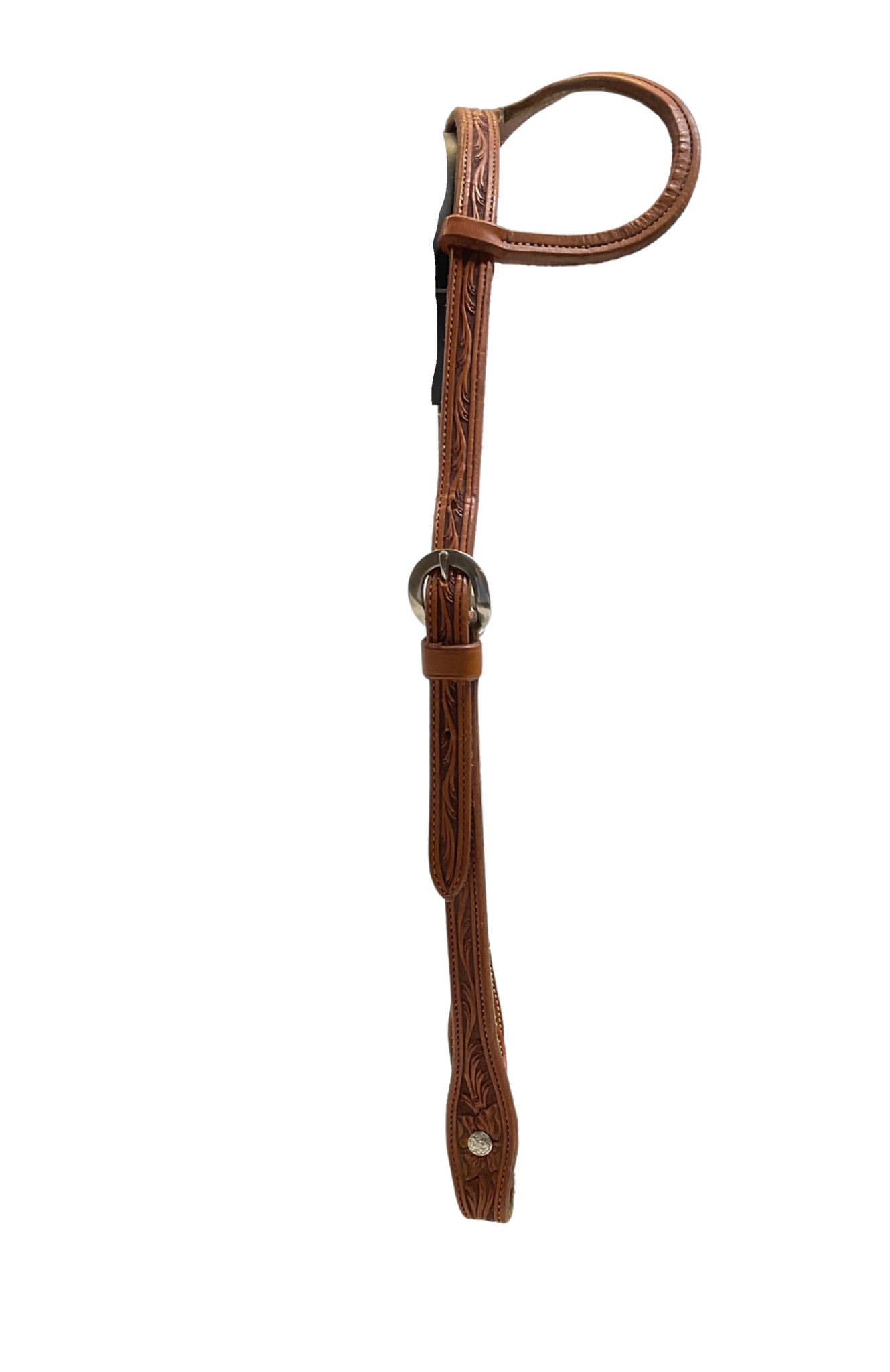 5/8" Doubled & Stitched Floral Single Ear