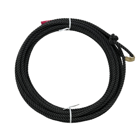 Black 3 strand 3/8" UOZA Ranch Rope