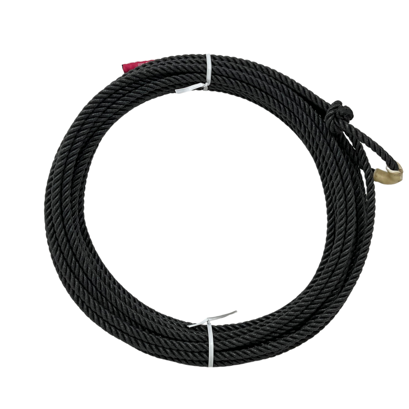 Black 3 strand 3/8" UOZA Ranch Rope