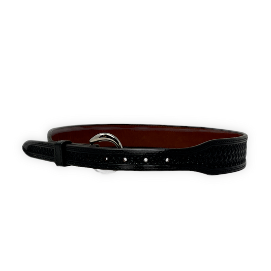 3/4" Black Basket Belt