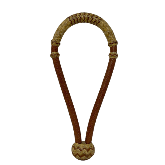 16 Plait 5/8" Roohide w/Accented Rawhide Bosal