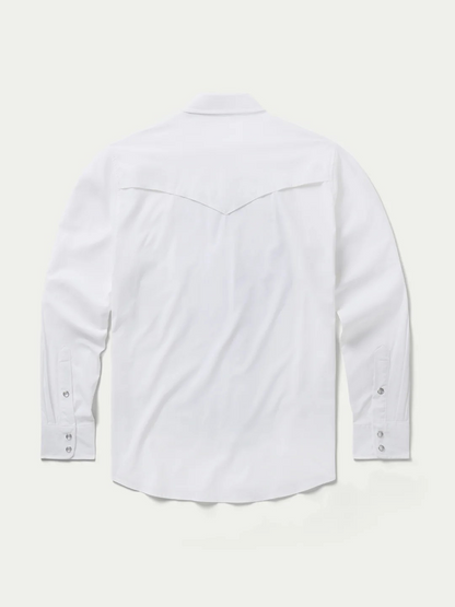 White RangeTek Western Snap Shirt