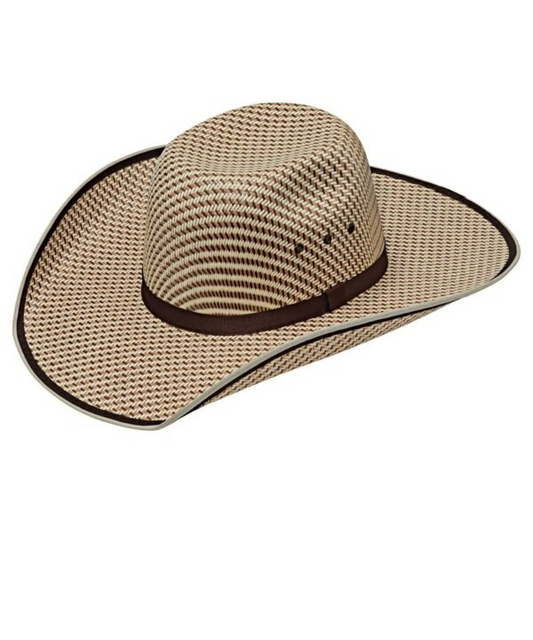 Kids Chocolate Ribbon Straw Hat