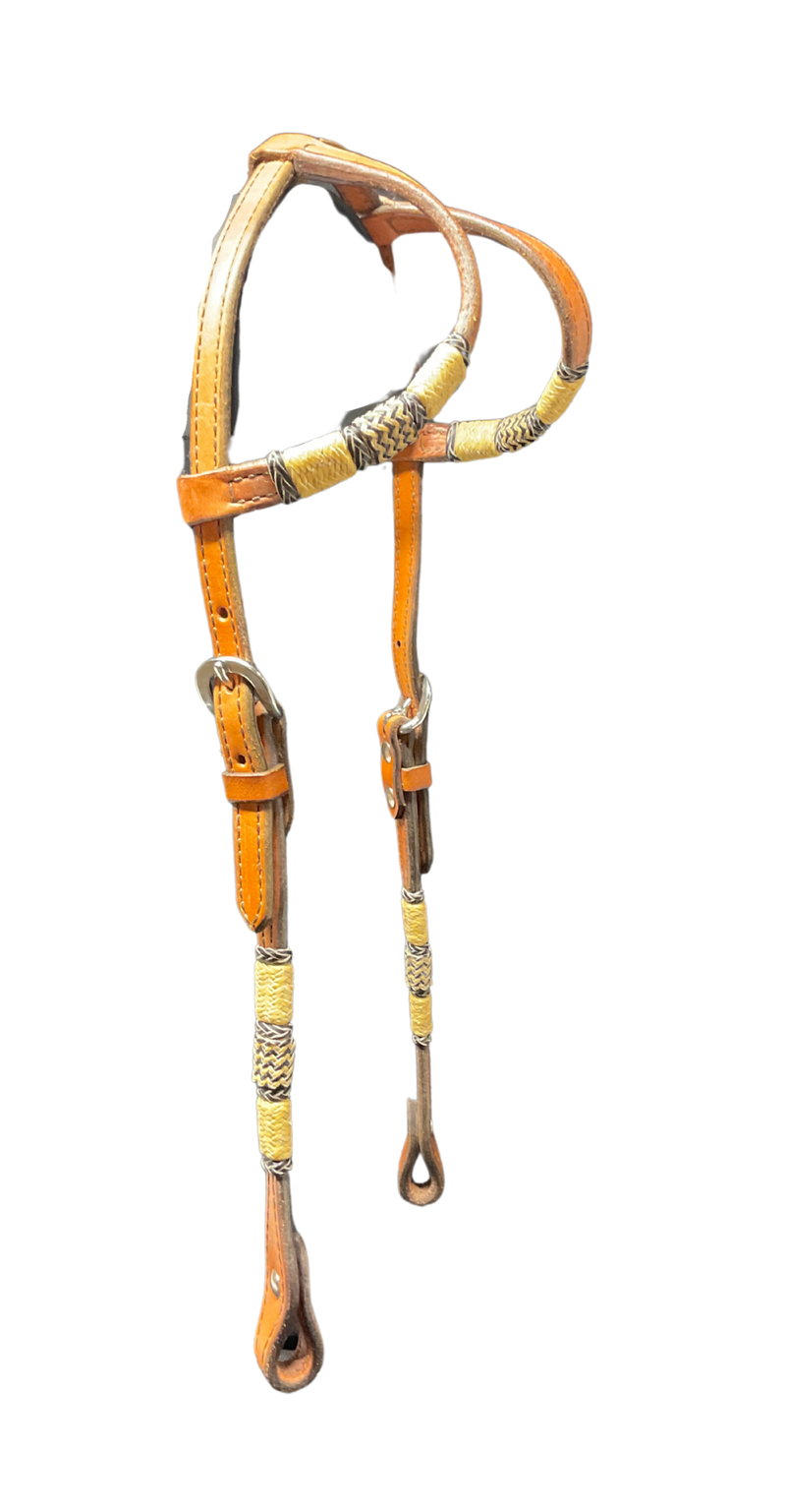 Double Ear w/Rawhide Headstall
