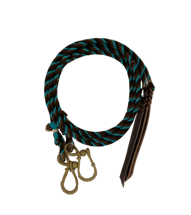 Alpaca Split Rein W/Rawhide Connectors