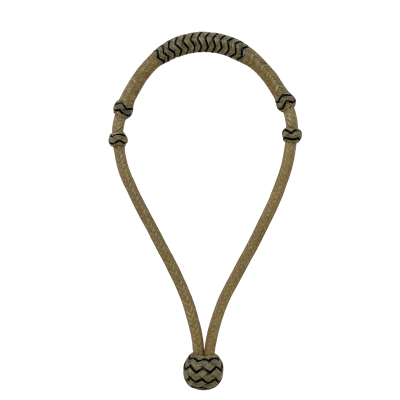 16 Plait Rawhide w/Accents Bosalita