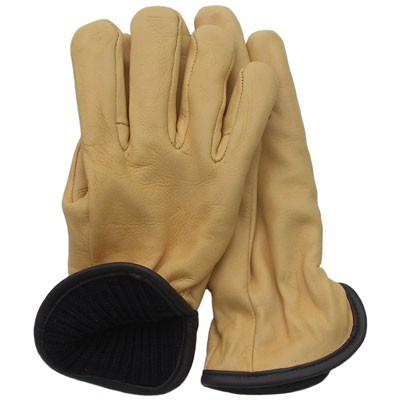 Deer Skin Wool Lined Glove