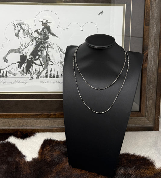 2mm Navajo Pearl Necklace