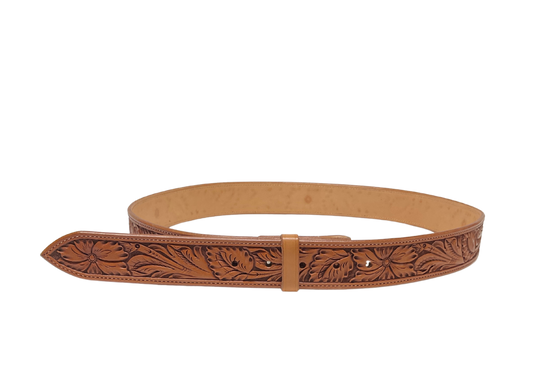 Floral Carved Belt