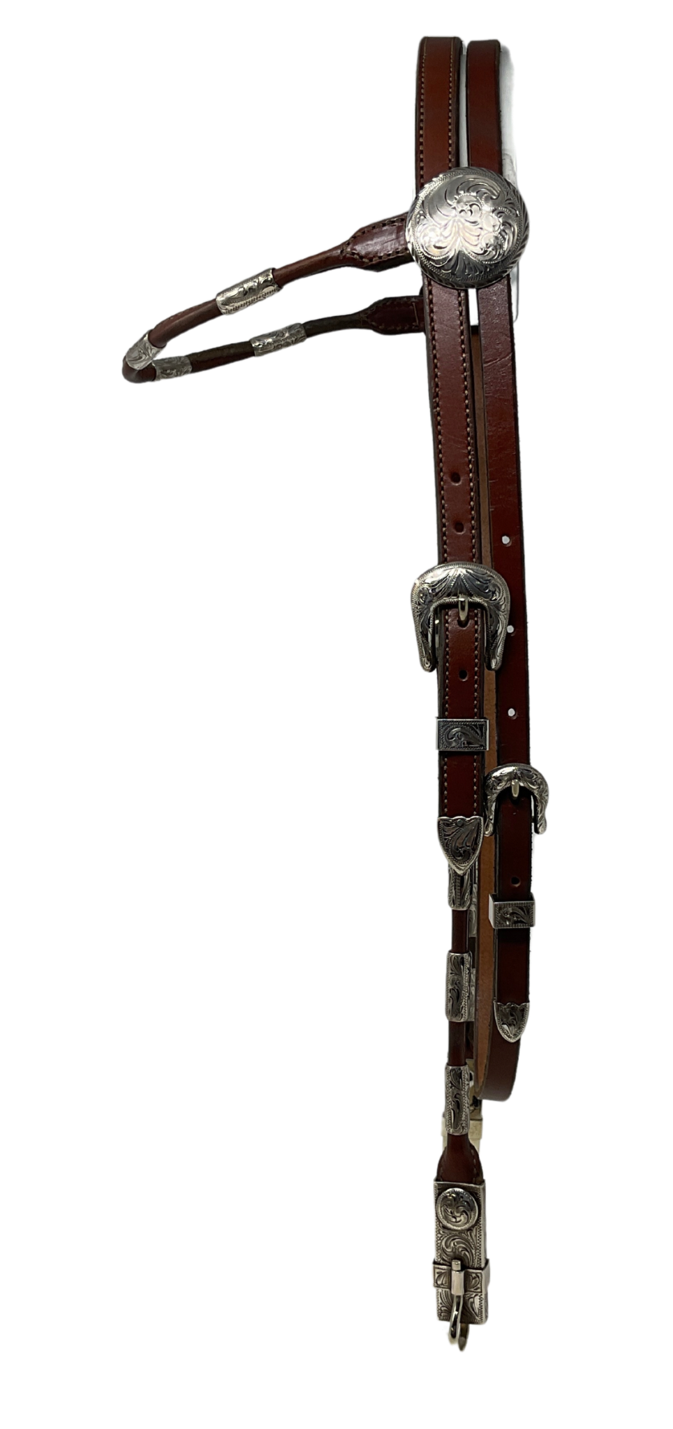 Browband Oklahoma Buckles, Conchos & Ferrules w/Bit Hangers