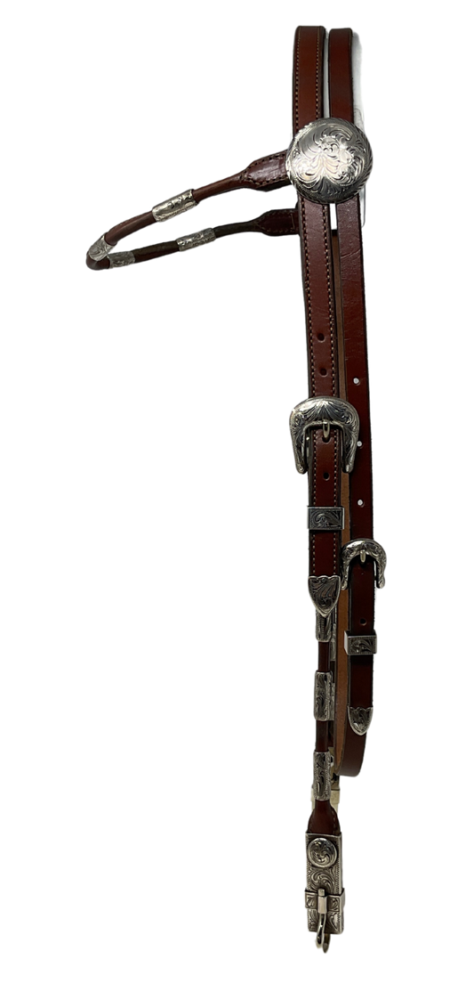 Browband Oklahoma Buckles, Conchos & Ferrules w/Bit Hangers