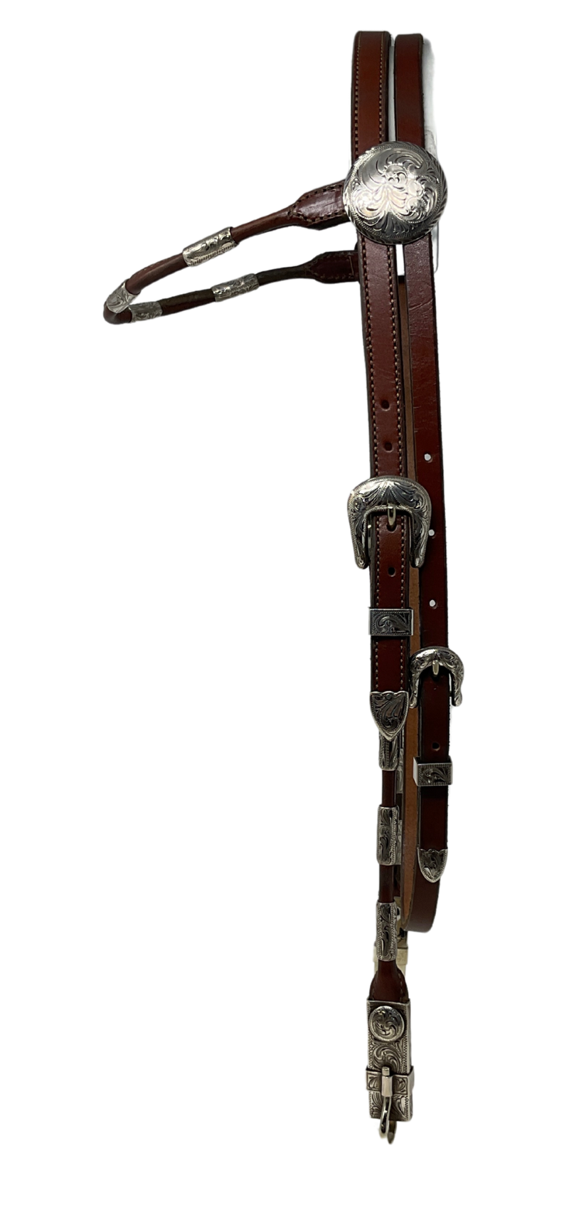 Browband Oklahoma Buckles, Conchos & Ferrules w/Bit Hangers