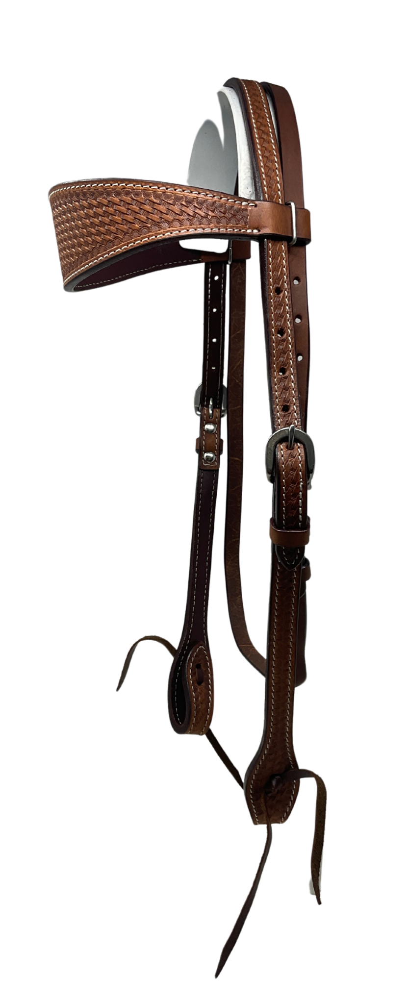 Basket Stamped Wide Brow Browband