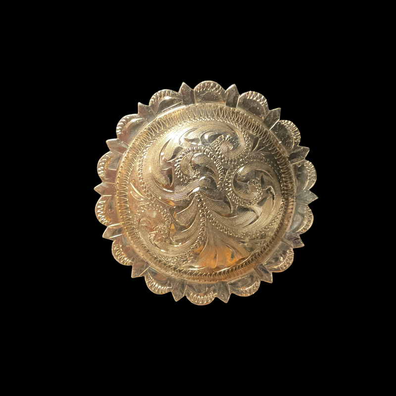 El Paso Loopback Concho- Brass