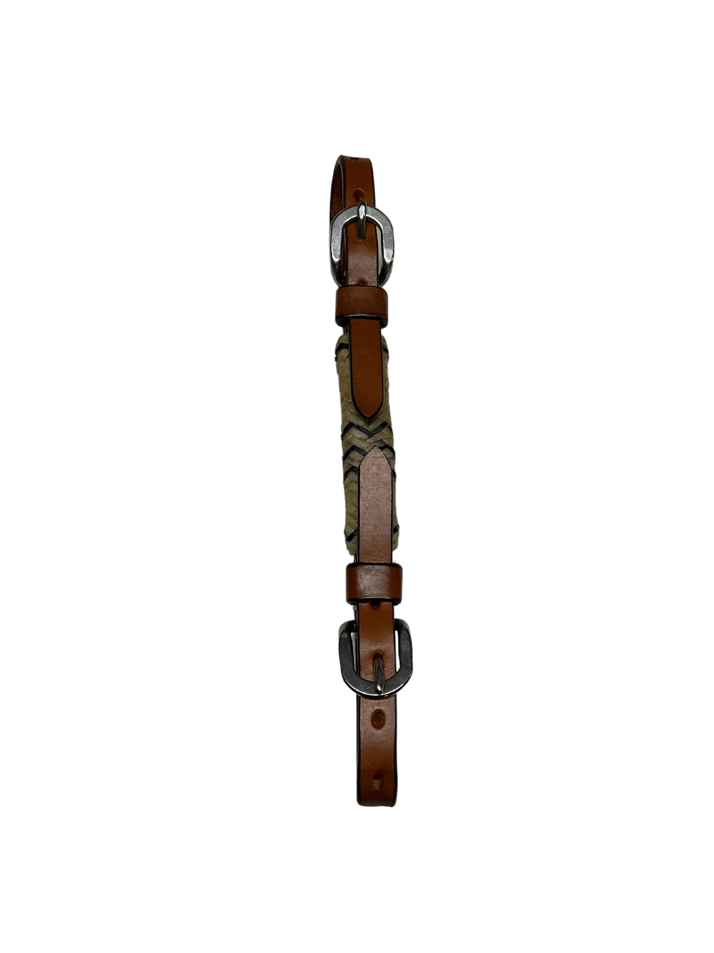 Double Buckle Curb w/Rawhide